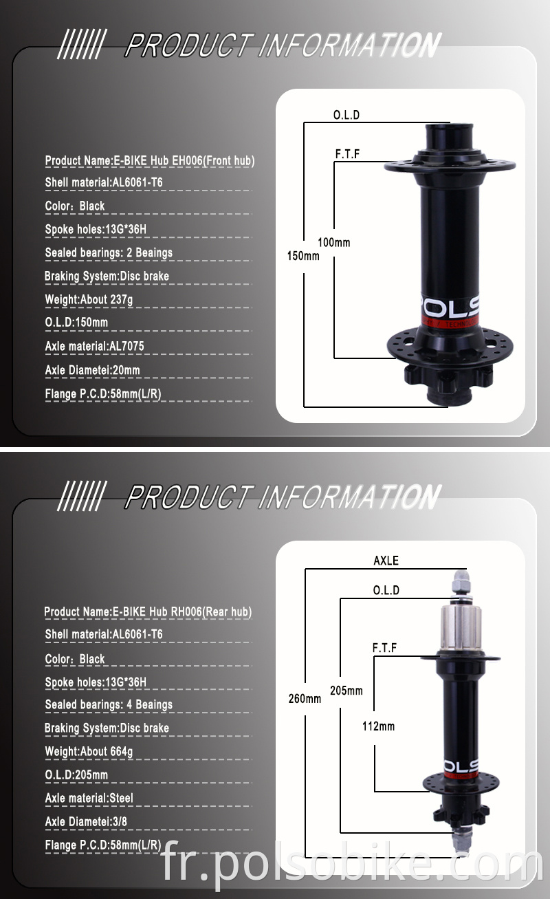 Fat tire mtb hub